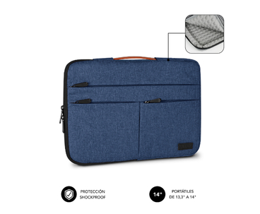 MALETIN AIR PADDING 360 SLEEVE 13.3"14" AZUL SUBBLIM