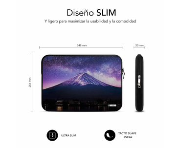 FUNDA NEOPRENO SLEEVE 13.3"-14" MOUNTAIN SUBBLIM