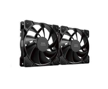 KIT 2 VENTILADORES AUXILIAR MFPWMX2 NEGRO MARS GAMING