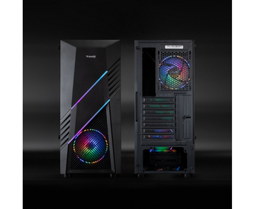 CAJA SEMITORRE ATX BIOHAZARD GAMING NEGRO TOOQ