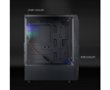 CAJA SEMITORRE ATX BIOHAZARD GAMING NEGRO TOOQ