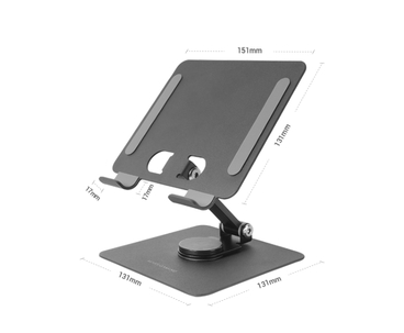 SOPORTE SOBREMESA PARA TABLETS CONVERTIBLE 2 EN 1 NEGRO MARS GAMING