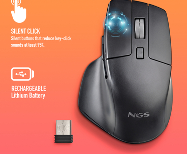 RATON HIT-RB WIRELESS RECARGABLE NGS