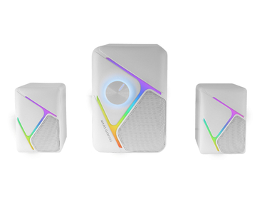 ALTAVOCES BLUETOOTH MS-H21 RGB BLANCO MARS GAMING