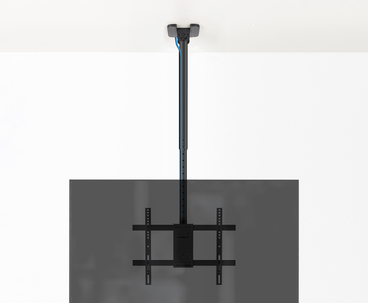 SOPORTE TECHO PANTALLAS 32"-75" GIRO/INCLINABLE XL NEGRO TOOQ