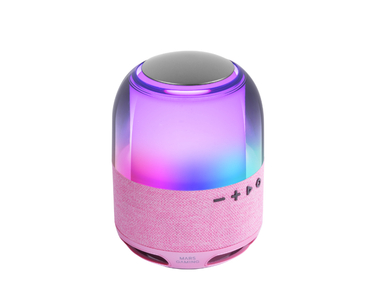 ALTAVOZ BLUETOOTH RGB MS-FLOW 360º ROSA MARS GAMING