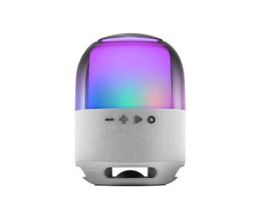 ALTAVOZ BLUETOOTH RGB MS-FLOW 360º BLANCO MARS GAMING