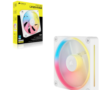 VENTILADOR AUXILIAR LX120-R ICUE LINK RGB 120MM WHITE SINGLE PACK CORSAIR